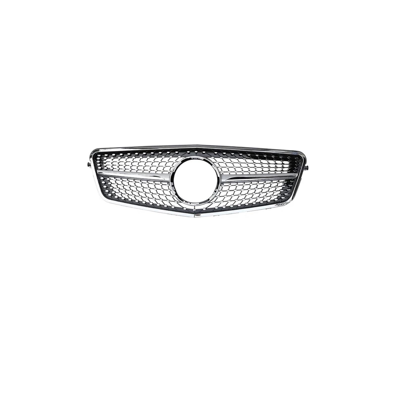 Kühlergrill Für E Für Klasse W212 2009-2015 Auto Front Racing Grill Diamant Schwarz Silber Kühlergrill Vorne(08-13 Diamond Sliver) von GBGWRMRYX