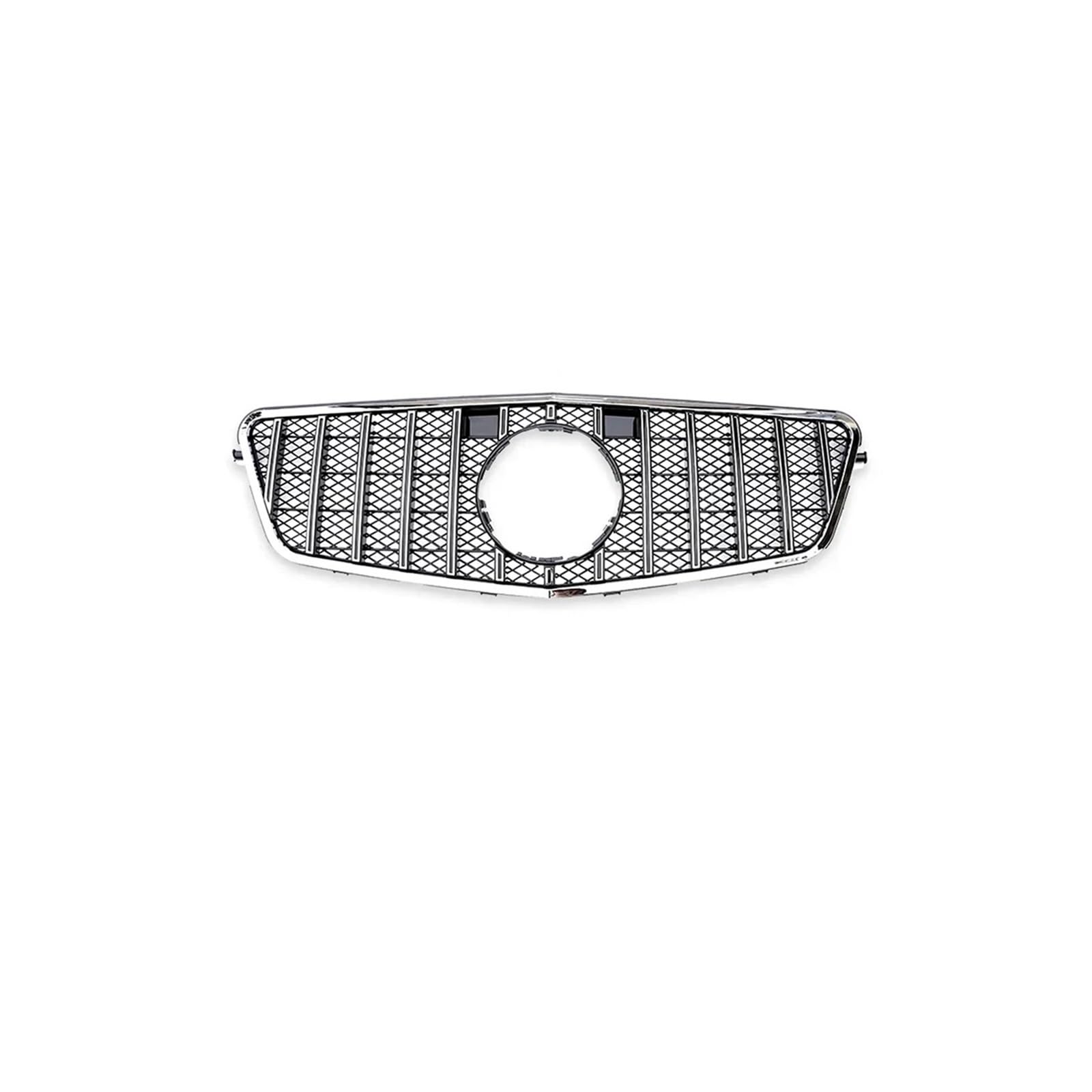 Kühlergrill Für E Für Klasse W212 2009-2015 Auto Front Racing Grill Diamant Schwarz Silber Kühlergrill Vorne(08-13 Sliver) von GBGWRMRYX