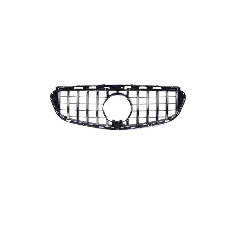 Kühlergrill Für E Für Klasse W212 2009-2015 Auto Front Racing Grill Diamant Schwarz Silber Kühlergrill Vorne(14-15 Sliver) von GBGWRMRYX