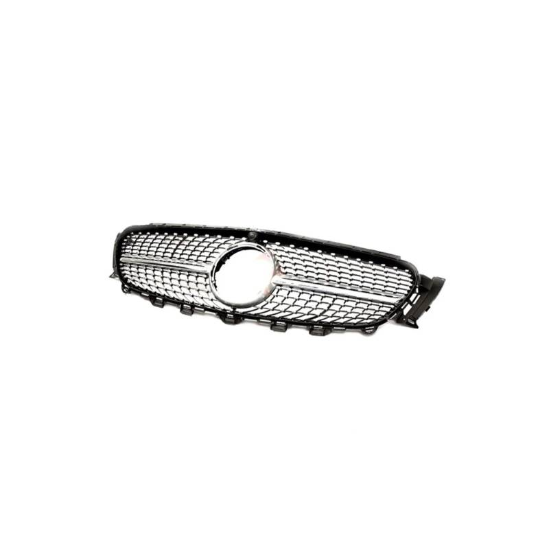 Kühlergrill Für E Für Klasse W213 2016-2019 Frontstoßstangengrill Sport Racing Grill Mit Kamera Kühlergrill Vorne(Diamond Silver) von GBGWRMRYX