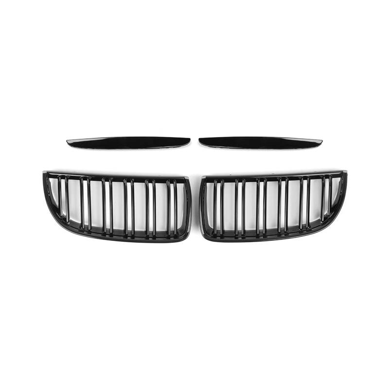 Kühlergrill Für E90 E91 2005 2006 2007 2008 Autogrill Grill Front Niere Glanz Schwarz Doppellamellen Haubengrill Kühlergrill Vorne von GBGWRMRYX