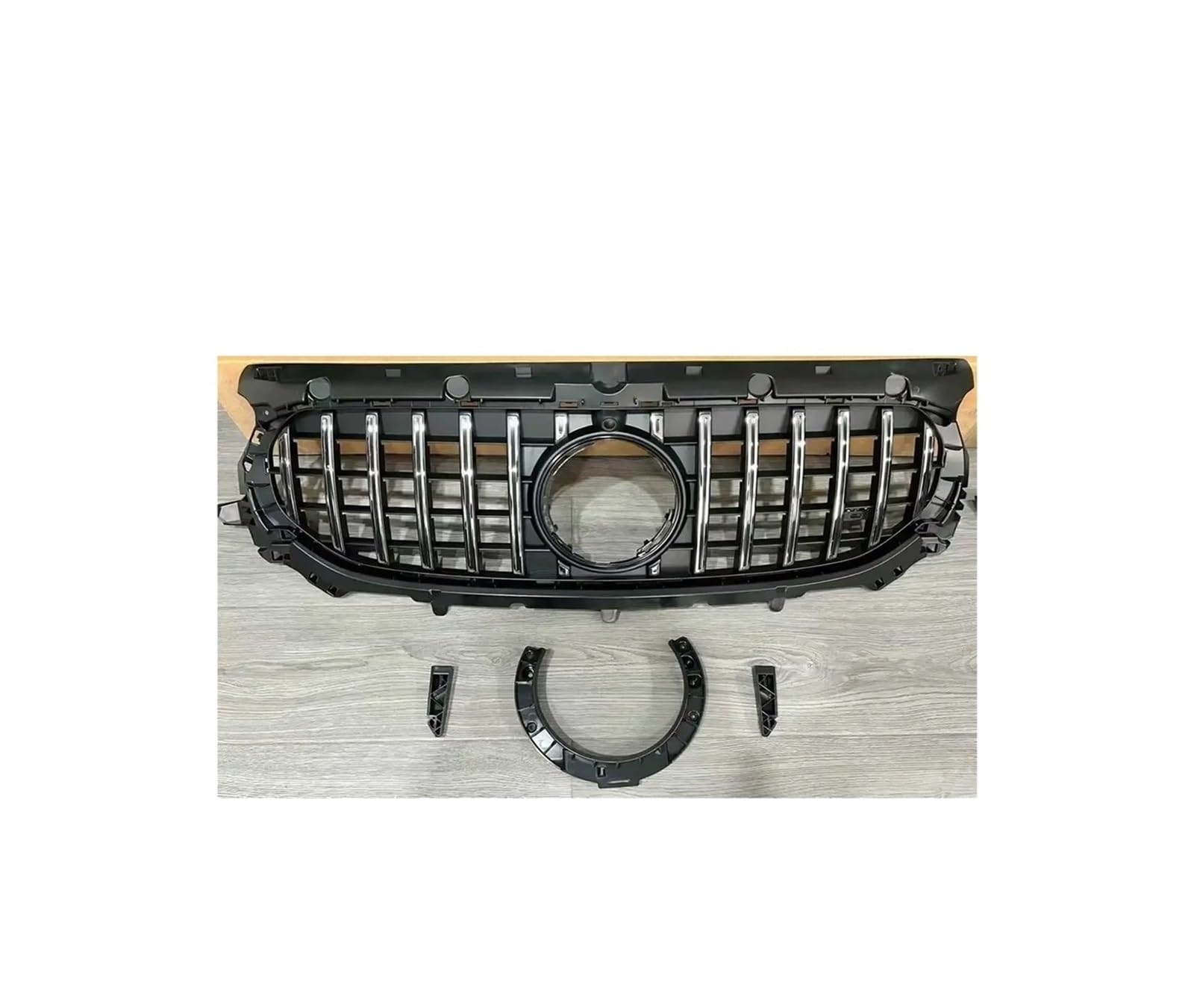 Kühlergrill Für GLA Für Klasse H247 200 250 260 GLA45 GLA35 2020-2024 Frontstoßstangengrill Renngrills Kühlergrill Vorne(2024 Chrome) von GBGWRMRYX