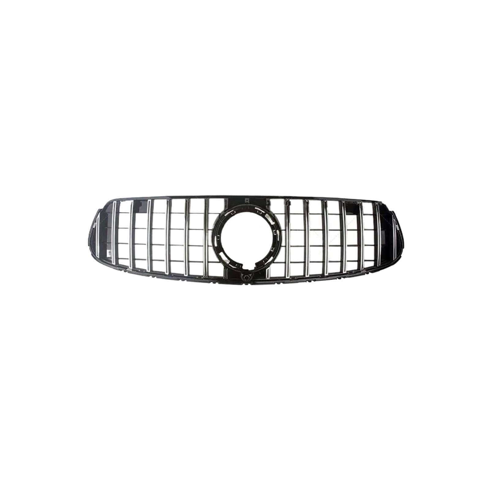 Kühlergrill Für GLC Für Klasse X253 GLC350 GLC300 GLC250 GLC43 Für GT 2016-2022 Auto Obere Stoßstange Haube Mesh Front Grille Kühlergrill Vorne(253 20-22 G Silver) von GBGWRMRYX
