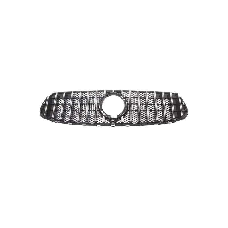 Kühlergrill Für GLC Für Klasse X253 GLC350 GLC300 GLC250 GLC43 Für GT 2016-2022 Auto Obere Stoßstange Haube Mesh Front Grille Kühlergrill Vorne(253 20-22 G Silver1) von GBGWRMRYX