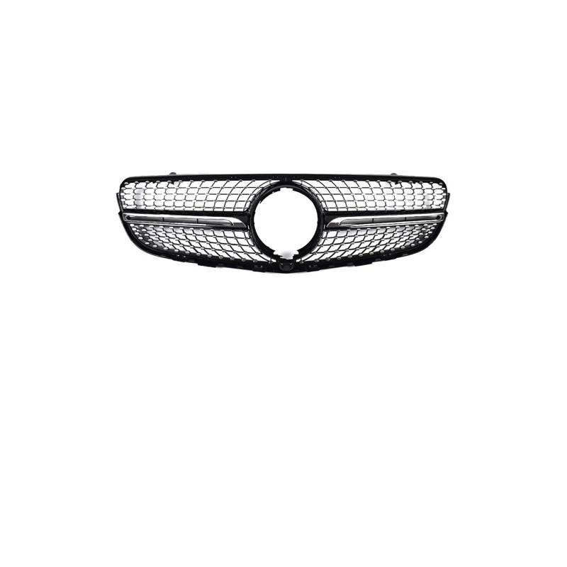 Kühlergrill Für GLC X253 2015-2018 Diamant Für GT Stil Auto Front Einlass Mesh Stoßstange Grille Kühlergrill Vorne(Diamond Black) von GBGWRMRYX
