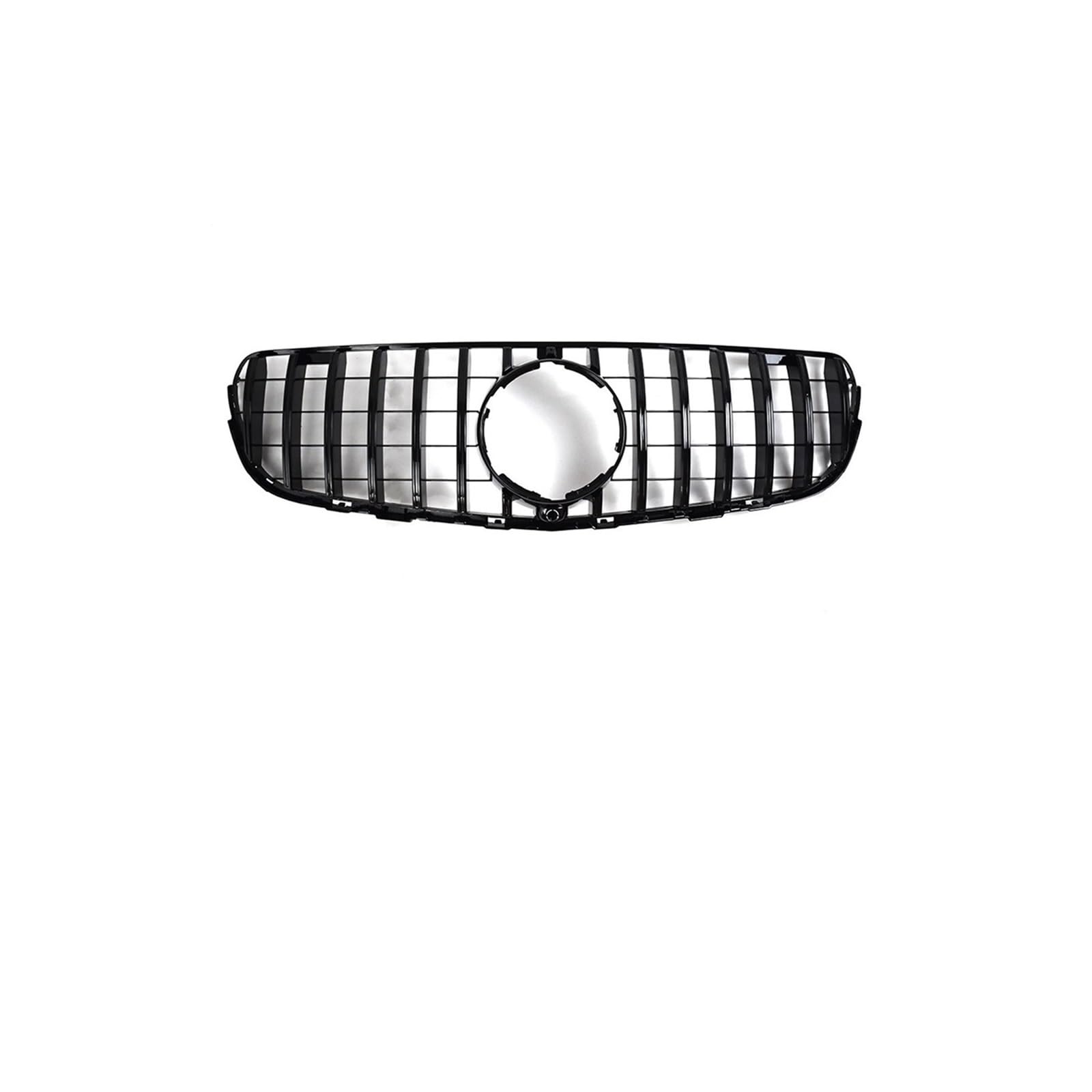 Kühlergrill Für GLC X253 2015-2018 Diamant Für GT Stil Auto Front Einlass Mesh Stoßstange Grille Kühlergrill Vorne(G Black) von GBGWRMRYX