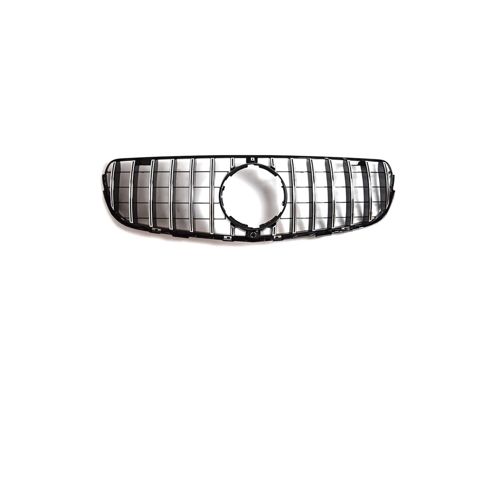 Kühlergrill Für GLC X253 2015-2018 Diamant Für GT Stil Auto Front Einlass Mesh Stoßstange Grille Kühlergrill Vorne(G Silvery) von GBGWRMRYX