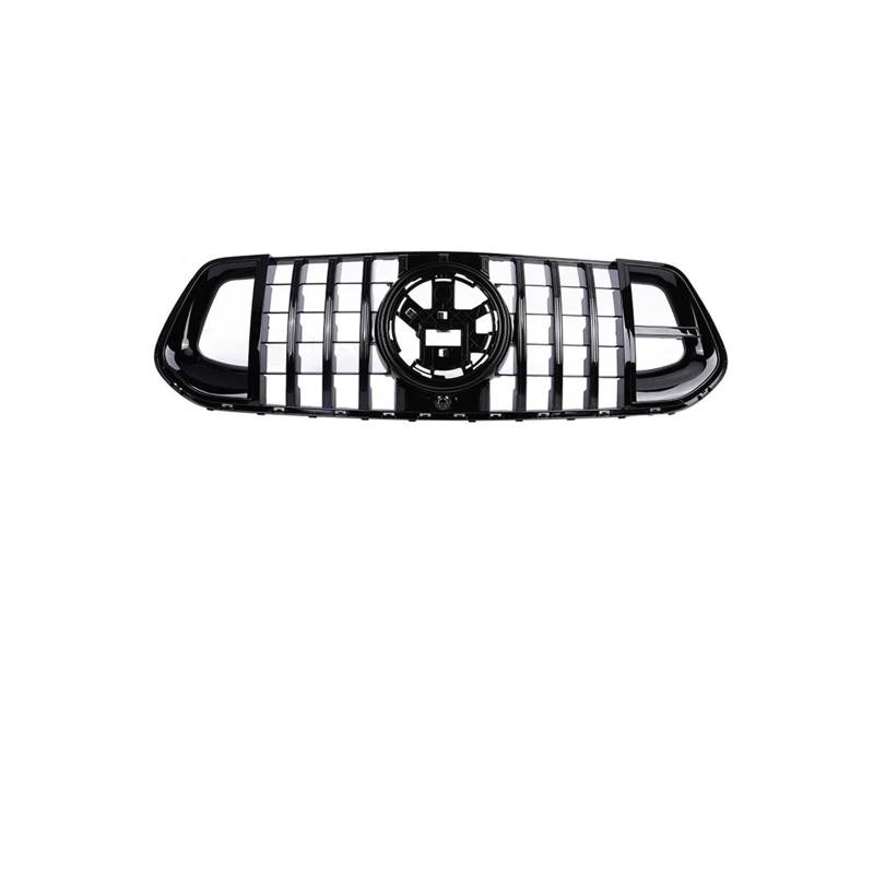 Kühlergrill Für GLE Für Klasse W167 GLE350 GLE450 2020 Auto Front Racing Stoßstange Grille Obere Abdeckung Grill Kühlergrill Vorne(BRS G Black) von GBGWRMRYX