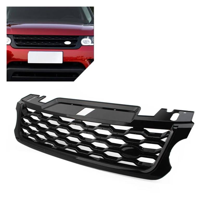 Kühlergrill Für Land Für Rover Für Range Für Sport 2014-2017 Auto Front Stoßstange Lufteinlass Kühlergrill Kühlergrill Vorne(Glossy Black) von GBGWRMRYX