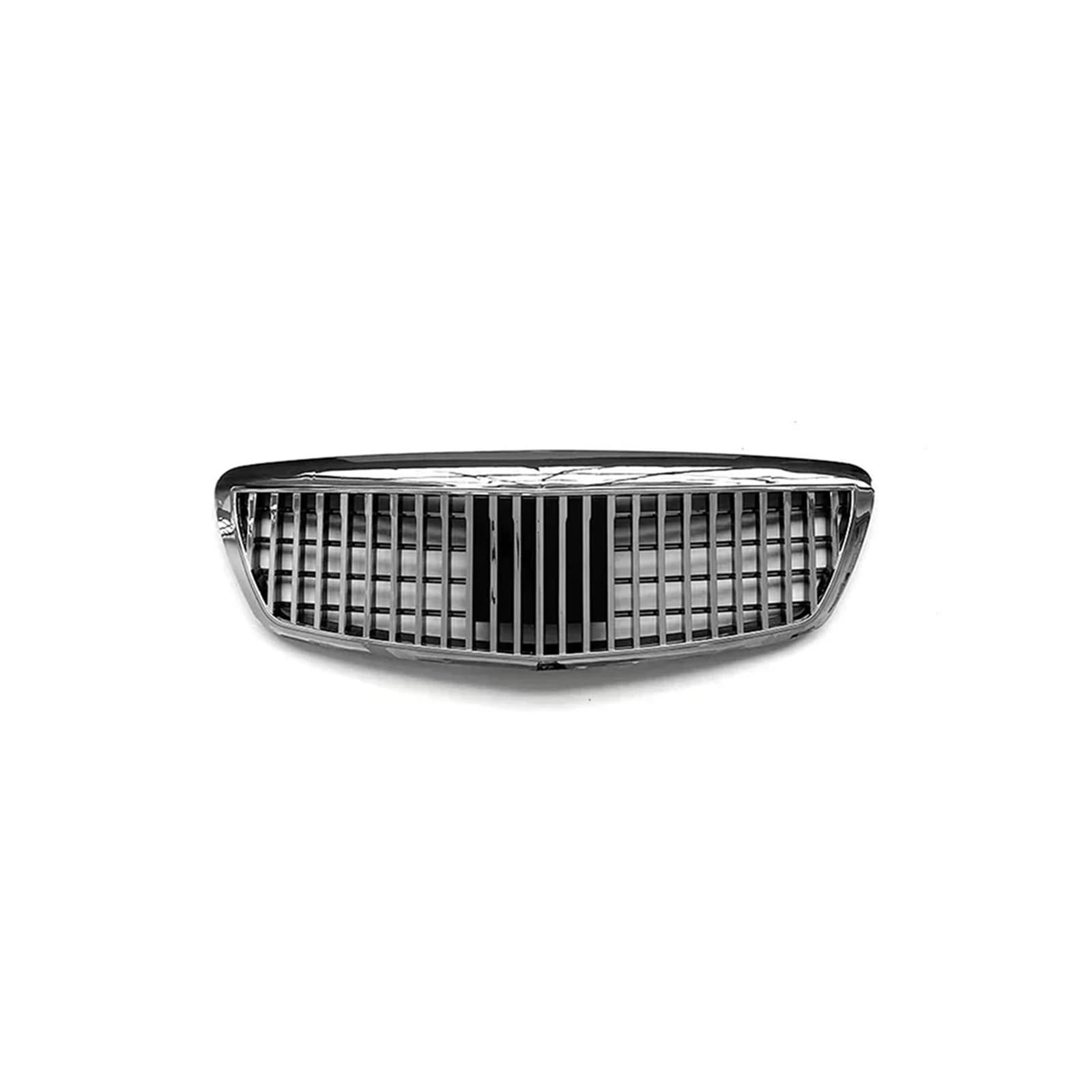 Kühlergrill Für S-Klasse S320 S350 S400 S430 S450 S500 S600 W221 2005 2006 2007 2008 Auto Frontstoßstange Grille Kühlergrill Vorne(Silver) von GBGWRMRYX