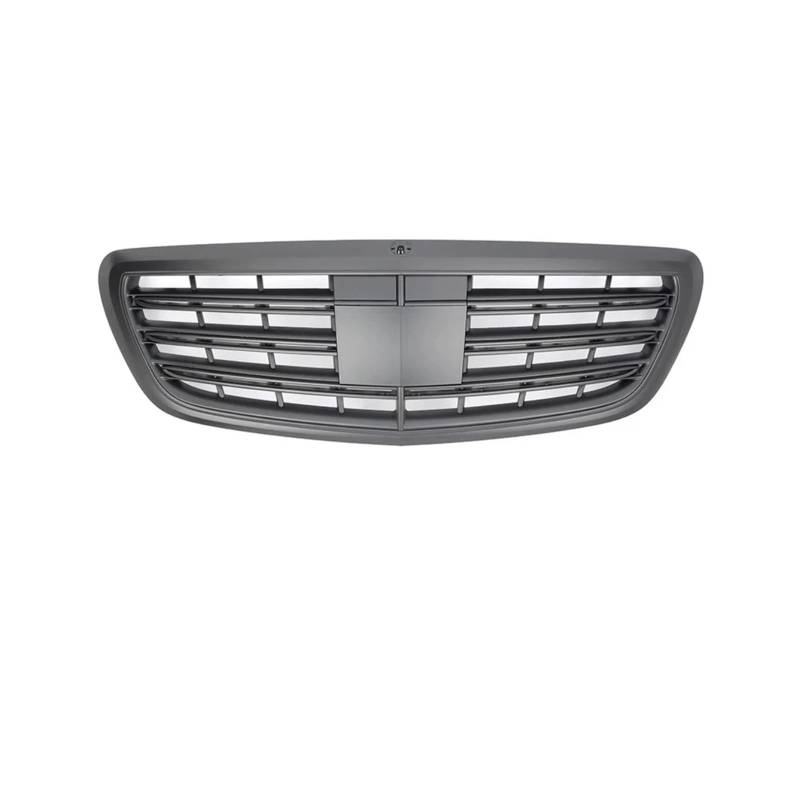 Kühlergrill Für S-klasse W222 S500 S550 S600 2014-2020 Auto Vorderen Stoßfänger Kühlergrill Gitter Haube Kühlergrill Vorne(Matte Black) von GBGWRMRYX
