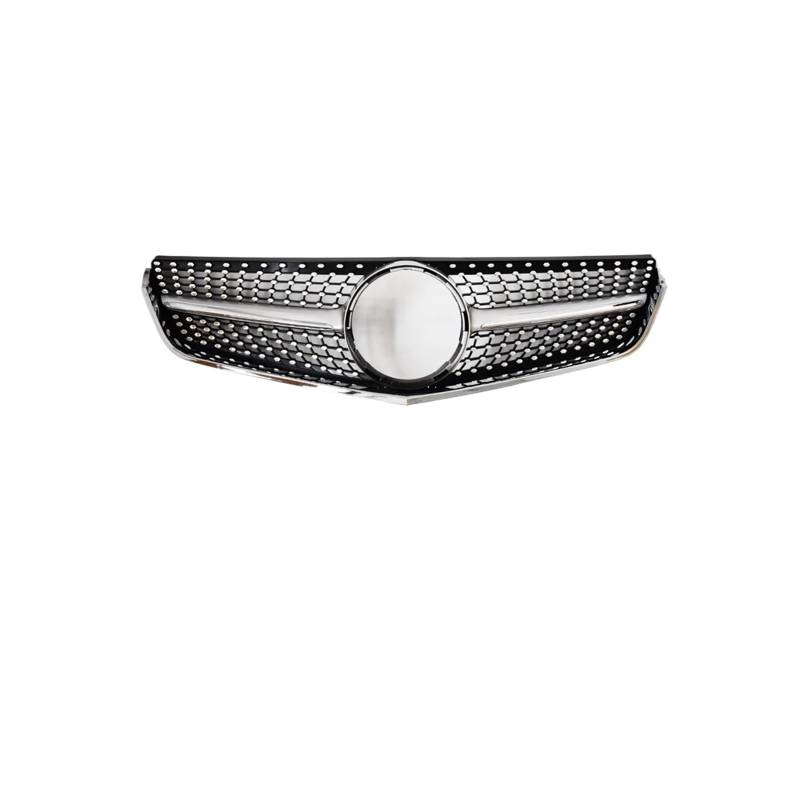 Kühlergrill Für W207 C207 A207 E200 E260 E320 E350 E400 E500 2009-2016 Sport Front Kühlergrill Stoßstange Kühlergrill Vorne(09-12 Diamond Silver) von GBGWRMRYX