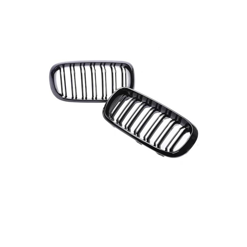 Kühlergrill Für X5 Für X6 F15 F16 2014-2018 Auto Vorderen Stoßfänger Nieren Kühlergrills Kühlergrill Vorne(Dual Gloss Black) von GBGWRMRYX
