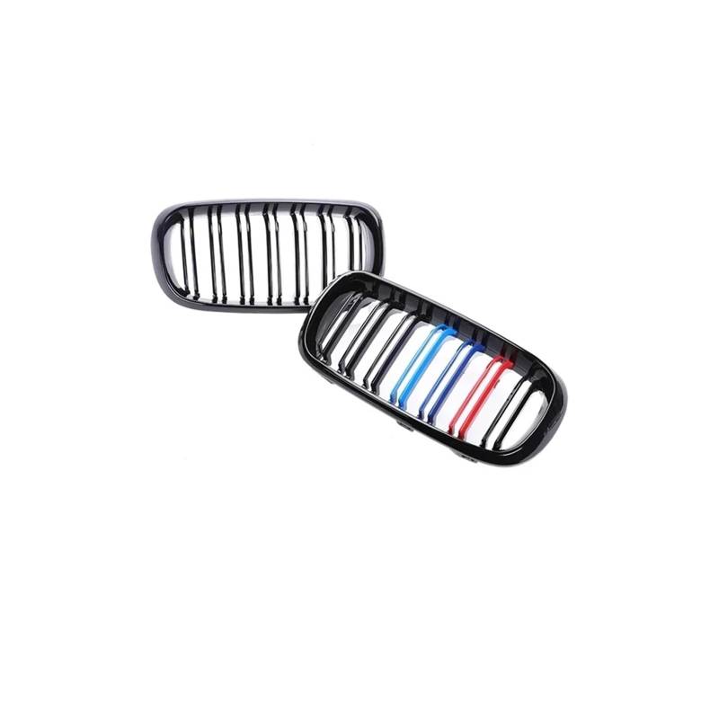 Kühlergrill Für X5 Für X6 F15 F16 2014-2018 Auto Vorderen Stoßfänger Nieren Kühlergrills Kühlergrill Vorne(Dual M Color) von GBGWRMRYX