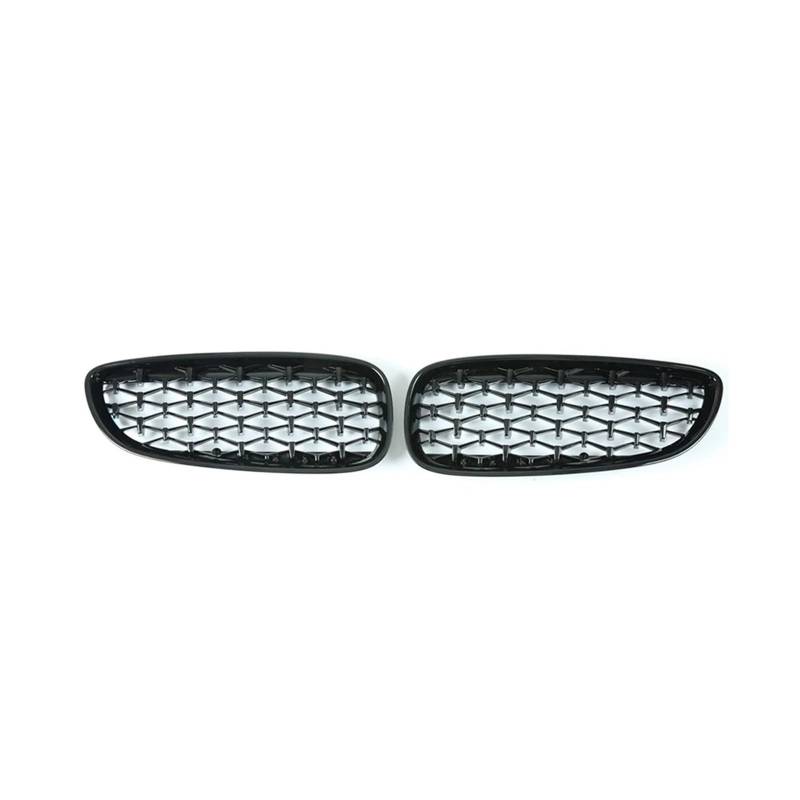 Kühlergrill Für Z4 E89 2009-2016 Auto Vorderen Stoßfänger Kühlergrill Haube Grille Signal Lamelle Diamant Stil Kühlergrill Vorne(A All Black) von GBGWRMRYX