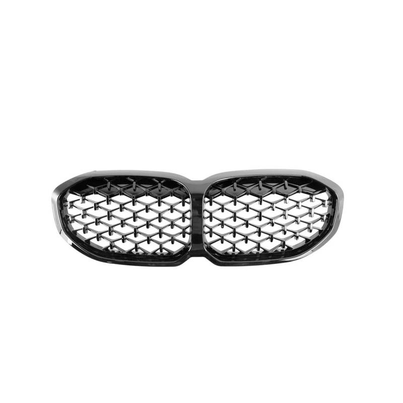Kühlergrill Vorne 1 Paar Für 1er F40 116i 118i 120i 128ti M135 2020–2024 Auto-Frontstoßstangen-Nierengrill M-Farbe Schwarz Glänzende Gitter Front Kühlergrill(Diamond-Gloss Black) von GBGWRMRYX