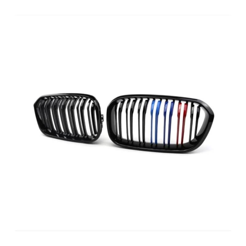 Kühlergrill Vorne 1 Paar Für 1er-Serie F20 F21 2012–2018 Auto-Frontgrills Schwarz Glänzend Nierengrill Ersatz-Renngitter Für Die Vordere Stoßstange Front Kühlergrill(12-14 Three Colors) von GBGWRMRYX