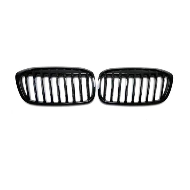 Kühlergrill Vorne Für 2er F45 F46 2014-2020 Auto-Ersatzgrill Schwarz Glänzend Nierengitter Frontstoßstangengitter Renngrill Front Kühlergrill(Single Slat 18-20) von GBGWRMRYX