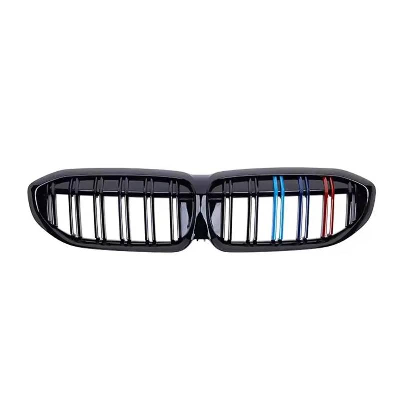 Kühlergrill Vorne Für 3er G20 G21 318i 320i 320d 330i 340i 340d 2019-2022 Auto Frontstoßstange Nierengrill Diamanten Stil Kühlergrill Front Kühlergrill(Double-M-Color) von GBGWRMRYX