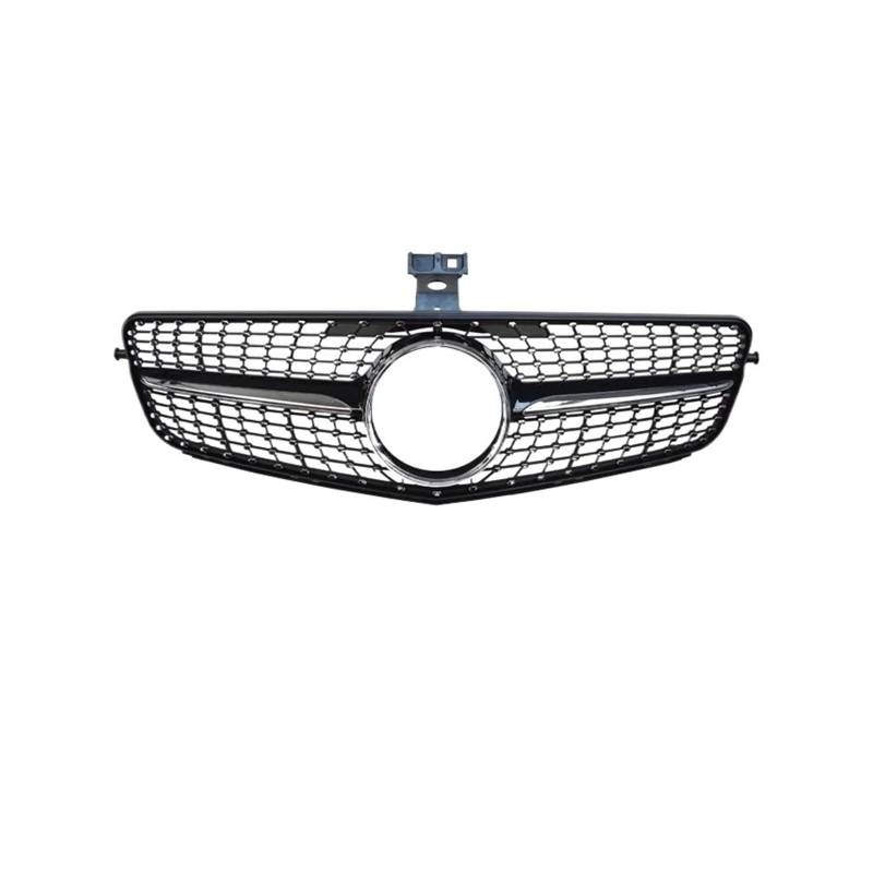 Kühlergrill Vorne Für C W204 C43 C180 C200 C250 C300 Für GT Diamond 2007-2014 Auto-Tuning Perfect Match Frontstoßstangengrill Haubengrill Front Kühlergrill(Diamond Black) von GBGWRMRYX