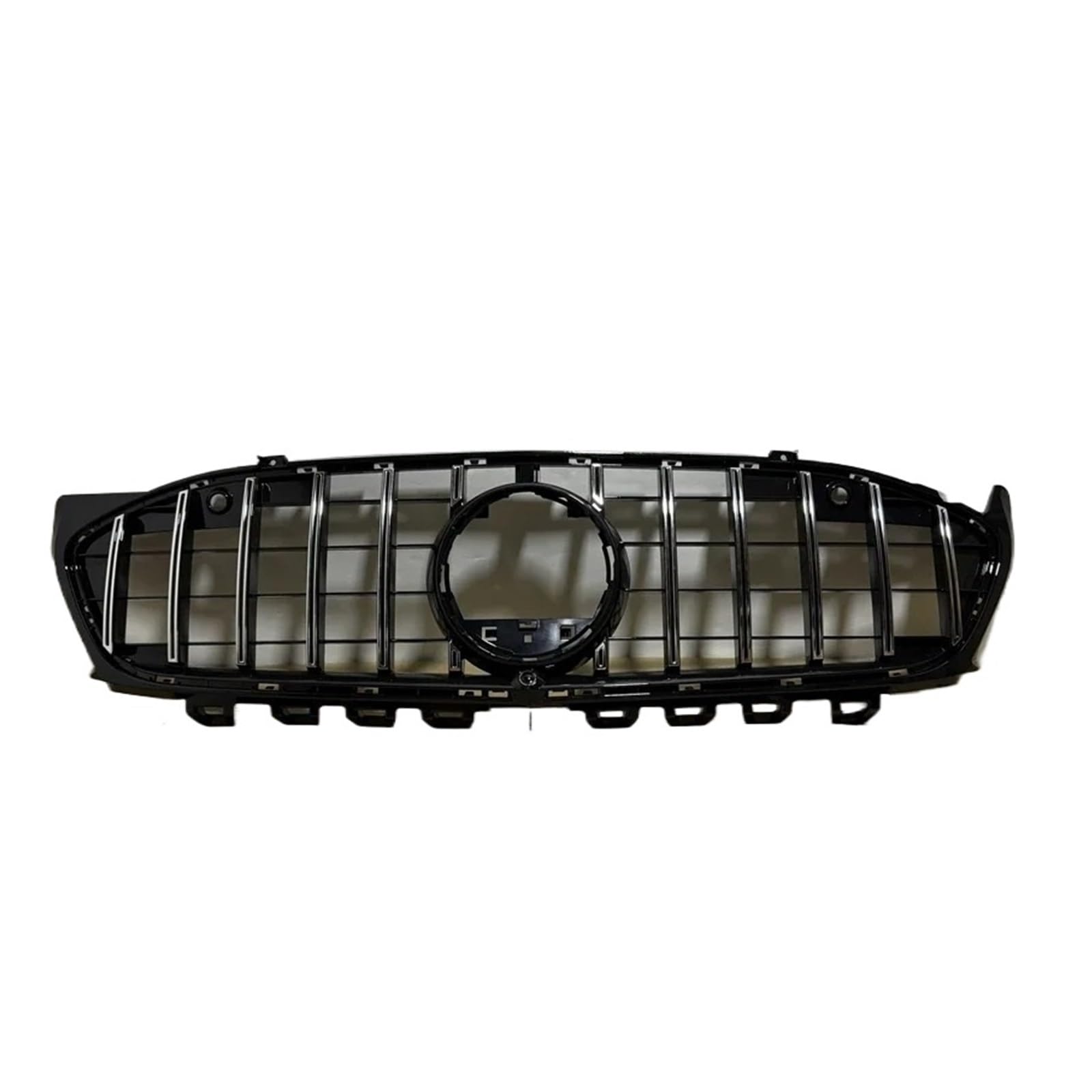 Kühlergrill Vorne Für CLA C118 W118 CLA45 Für GT Style 2019-2023 Auto Frontstoßstange Haube Nierengrill Ersatz Schwarze Renngitter Front Kühlergrill(Silver) von GBGWRMRYX