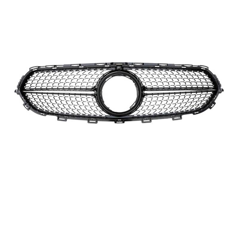 Kühlergrill Vorne Für E-Klasse W213 S213 Für GT Diamond Style Für Exklusives Facelift Auto Frontstoßstangengrill Schwarz Silber Grill Front Kühlergrill(Wagon B) von GBGWRMRYX