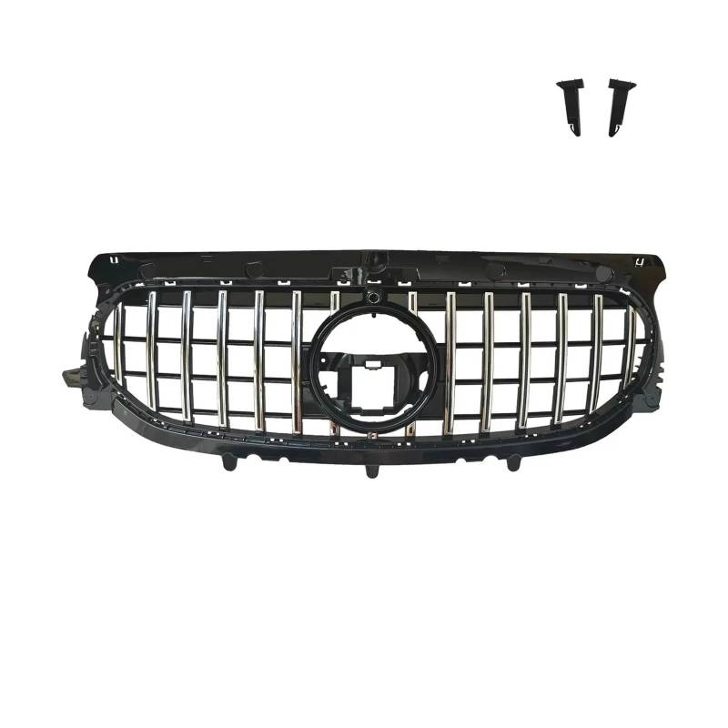 Kühlergrill Vorne Für GLA-Klasse H247 Für GLA 200 250 260 GLA45 GLA35 Für GT 2020-2024 Auto-Renngrills ABS-Styling Frontstoßstangengrill Front Kühlergrill(20-23 Normal Silver) von GBGWRMRYX