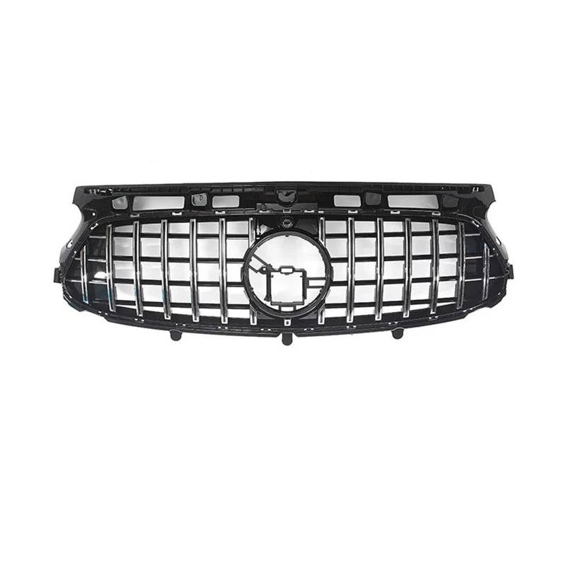 Kühlergrill Vorne Für GLA-Klasse Sport H247 Für GLA 200 250 Für GT-Stil 2020-2023 2024 Auto Frontstoßstange Renngitter ABS Tuning Body Kits Front Kühlergrill(Silver) von GBGWRMRYX
