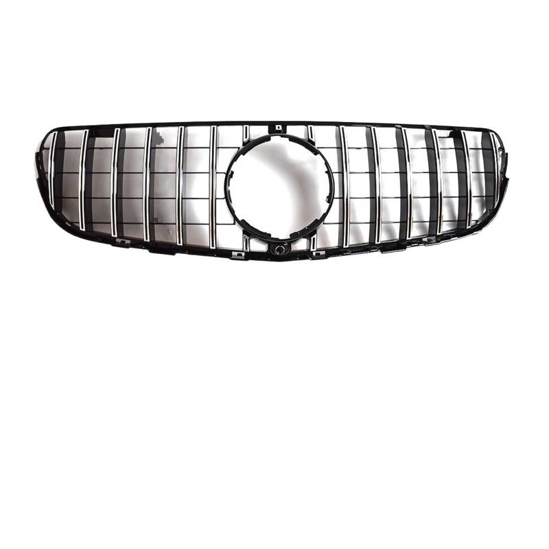 Kühlergrill Vorne Für GLC X253 Für GT Style 2015-2018 Auto Fronteinlass Mesh Stoßfänger Kühlergrill Gitter Refit Ersatzteil Diamant Tuning Grill Front Kühlergrill(G Silvery) von GBGWRMRYX