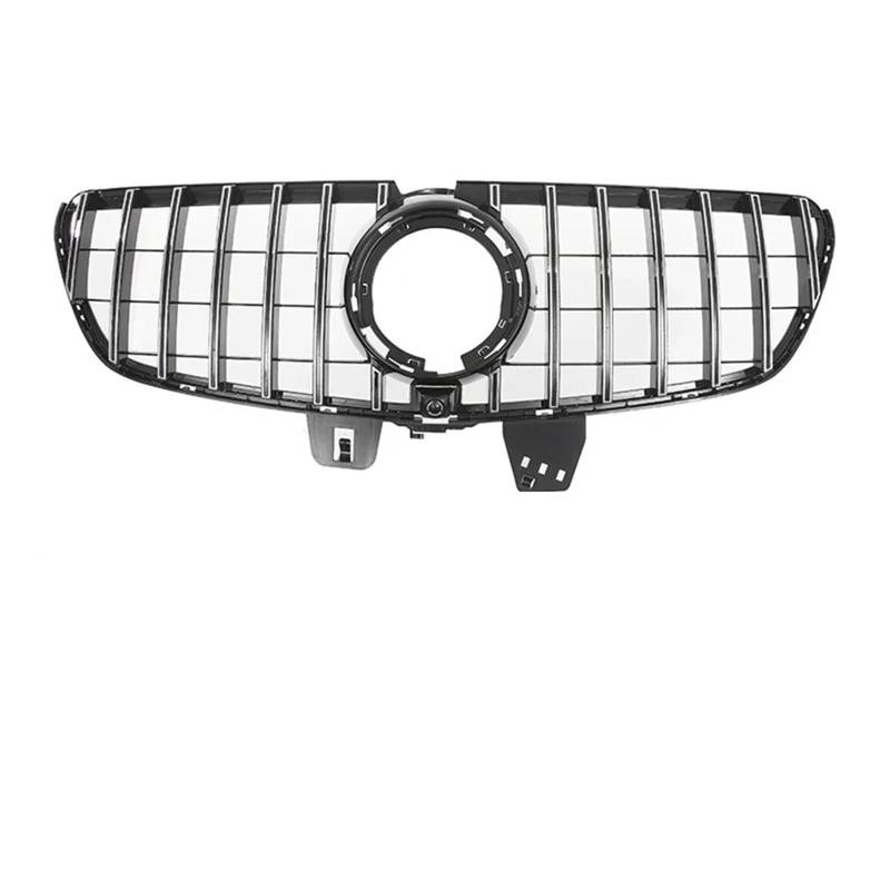 Kühlergrill Vorne Für V-Klasse Für GTR-Stil W447 V250 V260 2021-2023 Auto-Front-Renngitter Chrom-Schwarz-Diamanten-Stil Stoßstangengitter Front Kühlergrill(Chrome Silver) von GBGWRMRYX