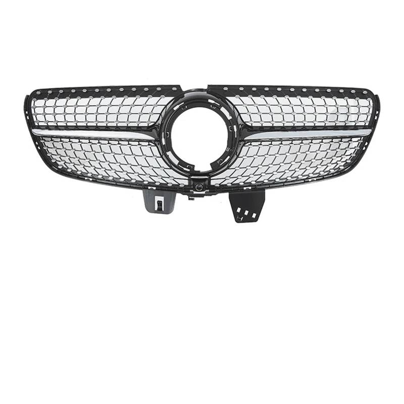 Kühlergrill Vorne Für V-Klasse Für GTR-Stil W447 V250 V260 2021-2023 Auto-Front-Renngitter Chrom-Schwarz-Diamanten-Stil Stoßstangengitter Front Kühlergrill(Diamond-Chrome Black) von GBGWRMRYX