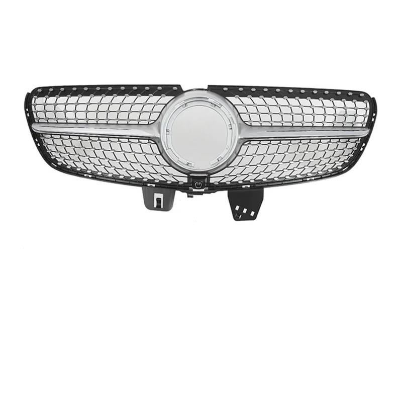 Kühlergrill Vorne Für V-Klasse Für GTR-Stil W447 V250 V260 2021-2023 Auto-Front-Renngitter Chrom-Schwarz-Diamanten-Stil Stoßstangengitter Front Kühlergrill(Diamonds-Silver) von GBGWRMRYX