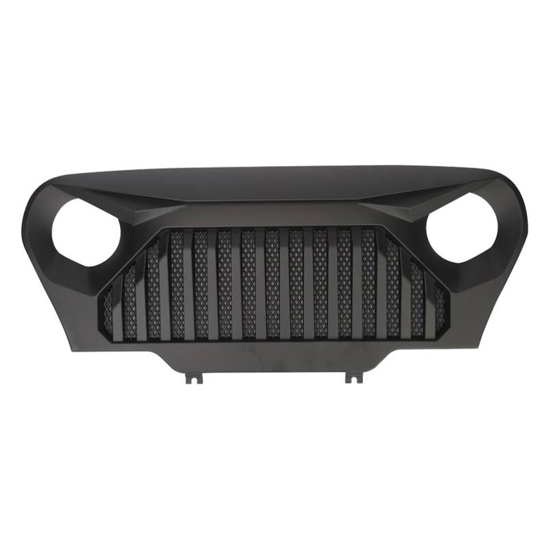 Kühlergrill Vorne Für Wrangler Für TJ J282 1997-2001 2002 2003 2004 2005 2006 Auto-Frontgrill Mattschwarzer Gladiator-Grill-Netzeinsatz Front Kühlergrill von GBGWRMRYX
