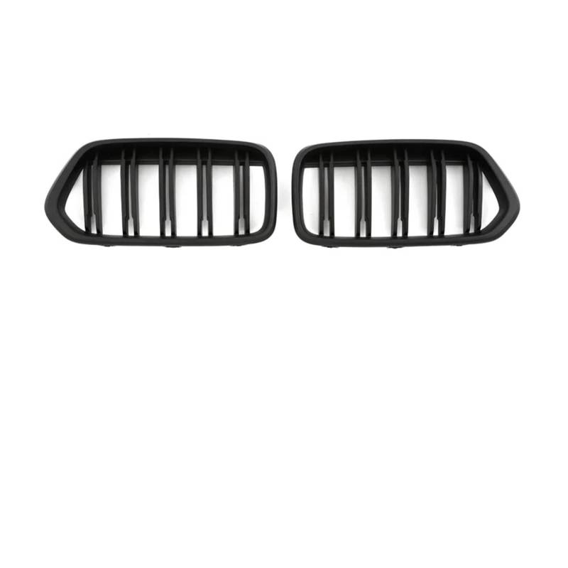Kühlergrill Vorne Für X2 F39 18i 18d 20i 20d 25d 25e M35i 2020+ Autogrill-Upgrade-Gitternetz-Refit-Tuning-Fronteinlass-Kühlergrill Front Kühlergrill(Matte Black 2 Line) von GBGWRMRYX