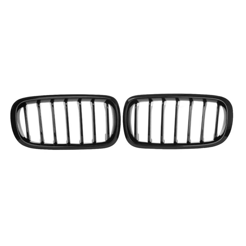Kühlergrill Vorne Für X5 F15 Für X6 F16 X5M F85 X6M F86 2014-2018 Autogrill Grill Frontniere Einzellinie Glänzend Schwarz Renngrills Front Kühlergrill von GBGWRMRYX