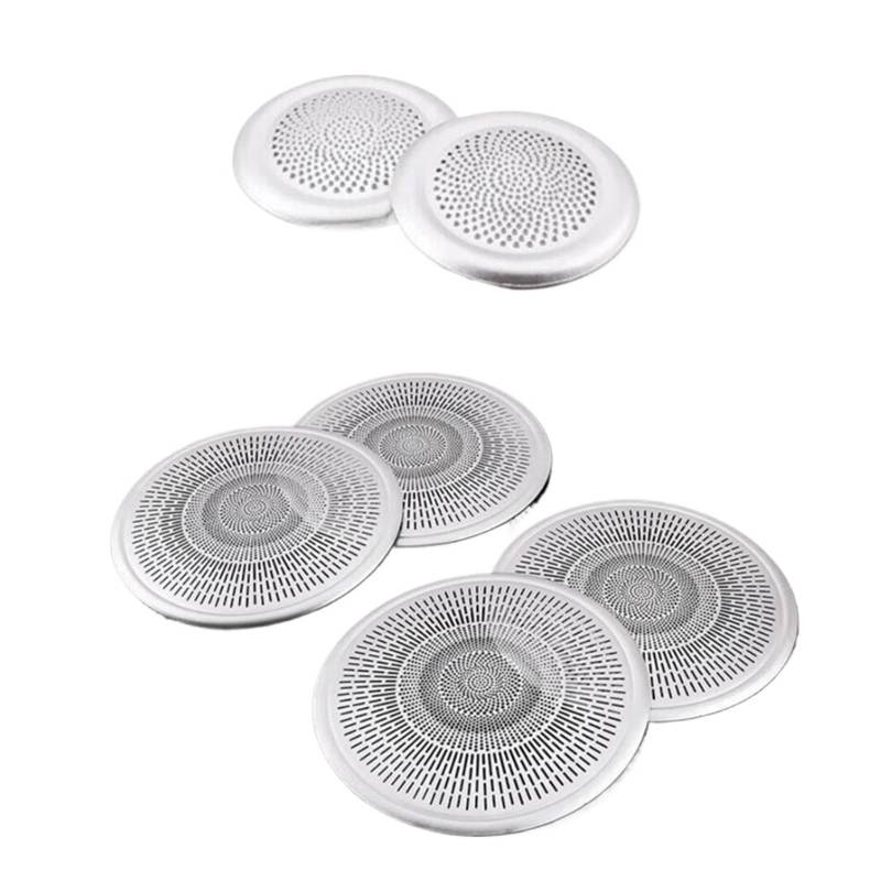 Mittelkonsole Dekor Für Land Für Rover Für Range Für Evoque L551 2020-2023 A Säulen-Stereolautsprecher-Tür-Stereo-Audio-Lautsprecherabdeckung Mittelkonsole Panel(Metal 6 pcs) von GBGWRMRYX