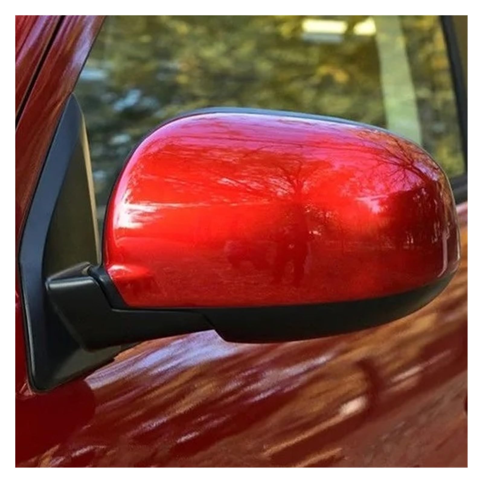Rückspiegelbaugruppe 1PCS Für ASX 2013 2014 2015 2016 2017 2018 2019 Auto Seite Rückspiegel Montage 3PINS Komplett-Außenspiegel(Red-Left Side) von GBGWRMRYX