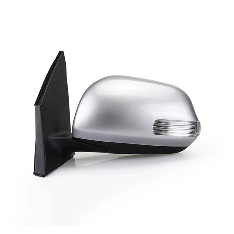 Rückspiegelbaugruppe Für RAV4 2010 2011 2012 2013 Auto Seite Spiegel Rück Montage Auto Klapp Headting Komplett-Außenspiegel(9pin Left Silver) von GBGWRMRYX