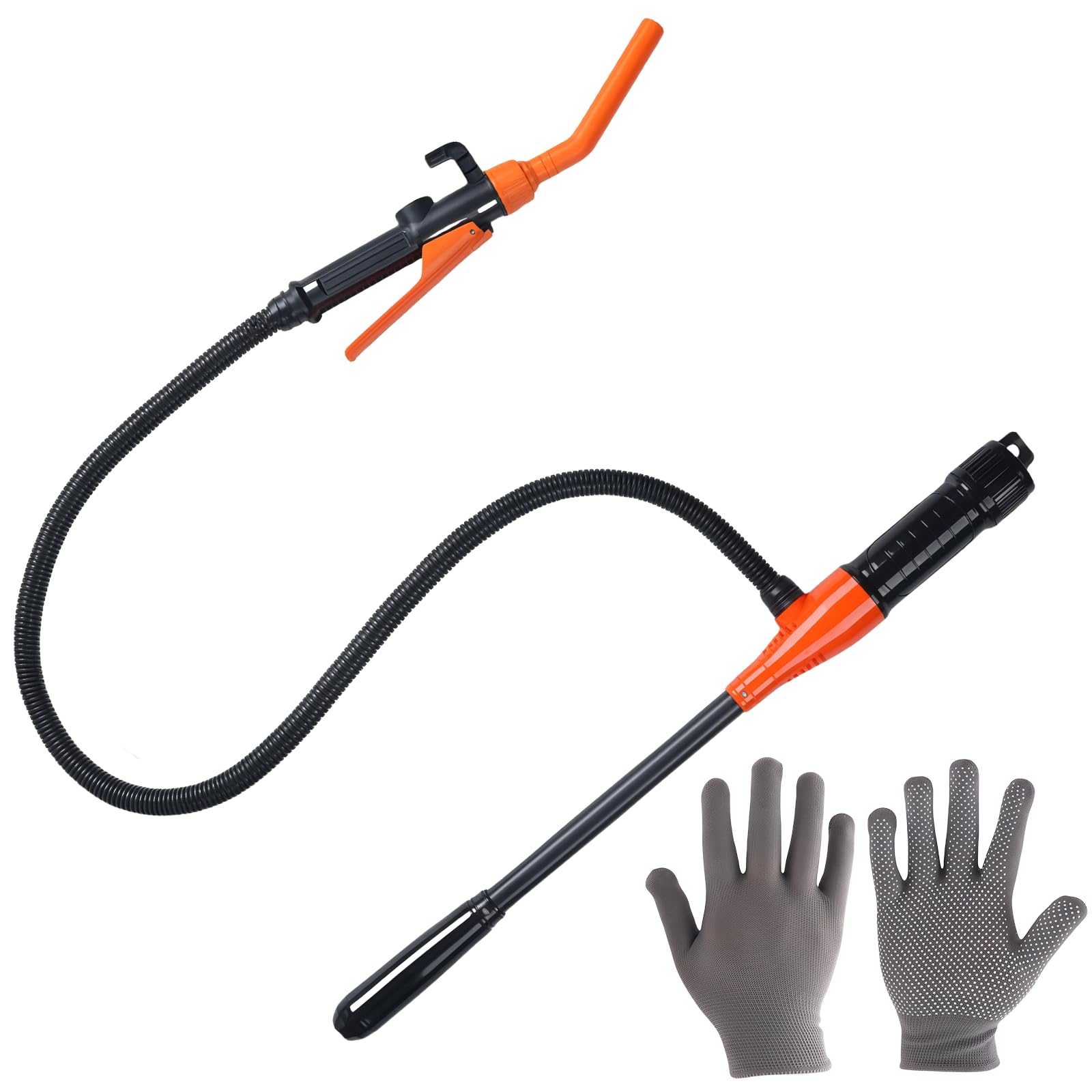 Elektrische Kraftstoff Umfüllpumpe, Benzinpumpe, Flüssigkeitstransferpumpe Batteriebetriebene, Elektrisch Siphon Pumpe, Tragbare Automatische Kanisterpumpe (Ohne Batterie) von GBKDQQ