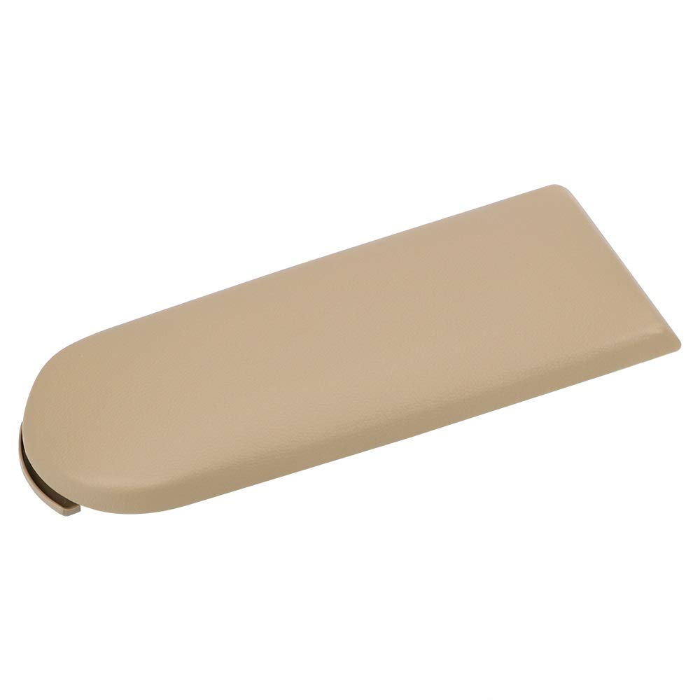 Armlehne Auto,Mittelarmlehne Universal Auto Auto Armlehne Leder Latch Center Console Aufbewahrungsbox Deckelabdeckung für Polo 6r Jetta Bora B5 Skoda Lavida Zubehör(Beige) von GBSONGJIN