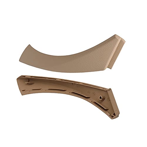 Auto-Innentürgriff, Innentürverkleidung für links/rechts, für Innen- und Innenseite, Türverkleidung für BMW 3er-Serie E90, E91, Auto-Styling-Zubehör (beige links) von GBSONGJIN
