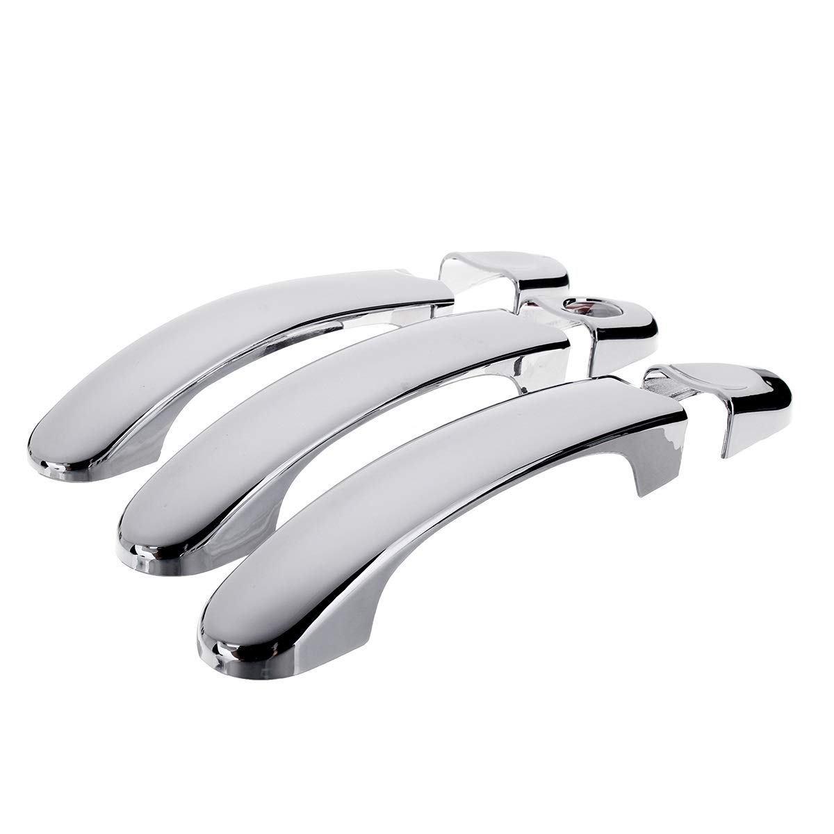 Auto TüRgriff Schale,Exterior TüRgriff Abdeckung 8 Verschiedene Style 1 Set Türgriffabdeckungen for VW for T5 2003 2004-2015 for T6 2015-up for Caddy Van 2004-2015(6pcs 3 Door Chromed) von GBSONGJIN