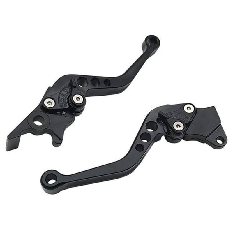 Bremshebel Motorrad,Bremshebel 2ST Legierung Motorrad Bremsgriff Motorrad-Kupplung Bremshebel Griff Sitz for Motorrad Modification(Black) von GBSONGJIN