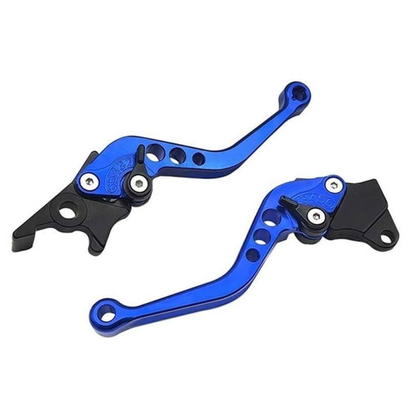 Bremshebel Motorrad,Bremshebel 2ST Legierung Motorrad Bremsgriff Motorrad-Kupplung Bremshebel Griff Sitz for Motorrad Modification(Blue) von GBSONGJIN