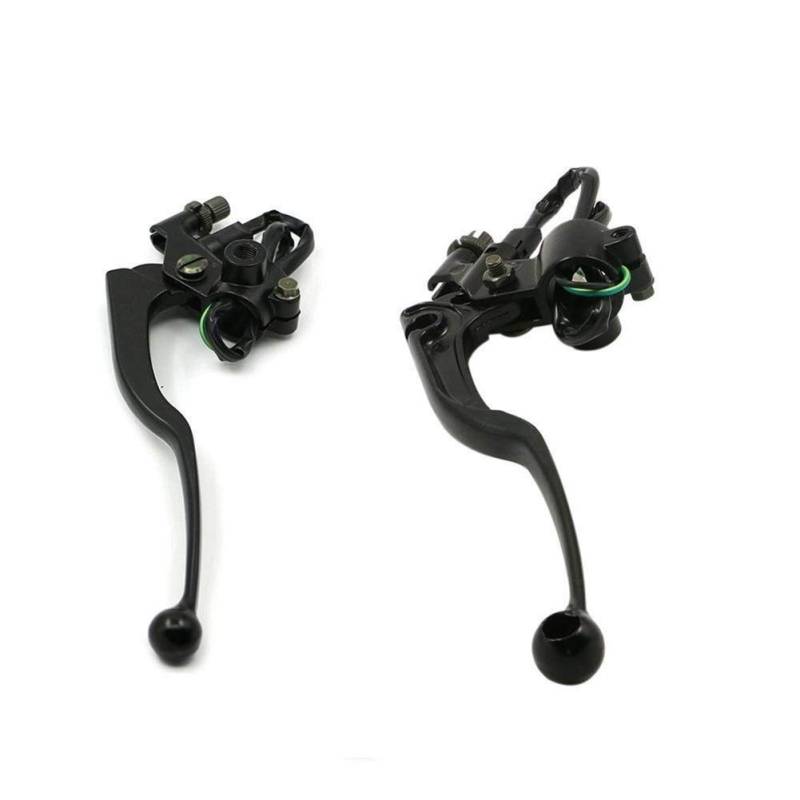 Bremshebel Motorrad,Bremshebel Motorrad nach Links und rechts Kupplung Bremshebel Bremslichtschalter Handgriff-Griff(Right and Left) von GBSONGJIN