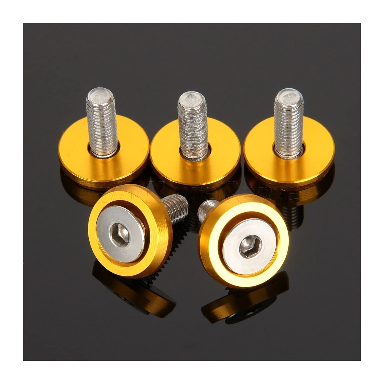 KotflüGel Unterlegscheibe Schraube 20 stücke Auto Modified Sechskantbefestigungselemente Fender Waschmaschine Stoßfänger Motor Konkave Schrauben Fender Waschmaschine Kennzeichen Bolzen M6x15mm(Gold) KotflüGel Unterlegscheibe Schraube 20 stücke Auto Modified Sechskantbefestigungselemente Fender Waschmaschine Stoßfänger Motor Konkave Schrauben Fender Waschmaschine Kennzeichen Bolzen M6x15mm(Gold) von GBSONGJIN