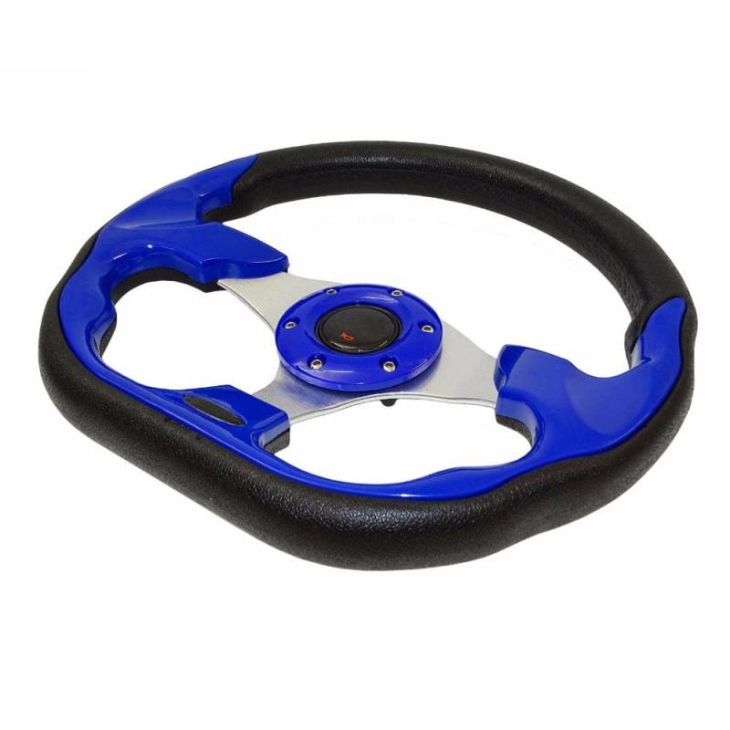 Lenkrad Auto,Sportlenkrad 12,5 Zoll 320mm Universal PU. Lederrennen Sport Auto Auto Lenkrad Hornknopf 6-Loch-Lenkrad(Carbon Fiber) von GBSONGJIN