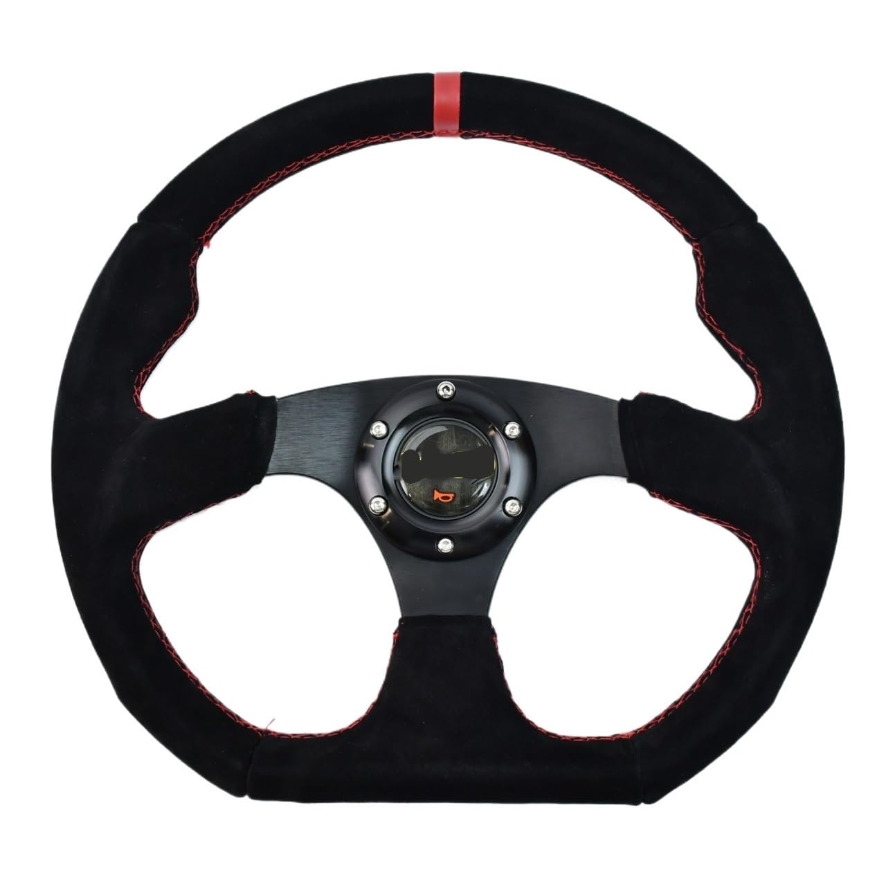 Lenkrad Auto,Sportlenkrad Universal-Autolenkrad, 320 mm, Lenkrad mit 40 mm tiefer, Flacher Halterung Lenkrad Auto,Sportlenkrad Universal-Autolenkrad, 320 mm, Lenkrad mit 40 mm tiefer, Flacher Halterung von GBSONGJIN
