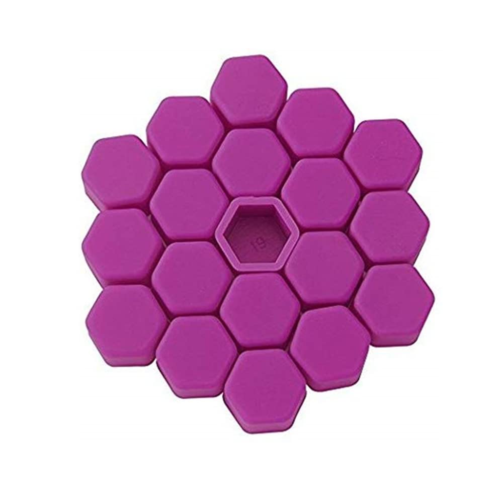 Radschraubenkappen,Radmuttern Kappen 20 Stück 17 mm 19 mm 21 mm schwarze Auto-Radkappen Schrauben Abdeckungen Muttern Silikon Auto Radnabenschutz Schraubverschluss Styling Anti-Rost-Abdeckung(Purple,2 Radschraubenkappen,Radmuttern Kappen 20 Stück 17 mm 19 mm 21 mm schwarze Auto-Radkappen Schrauben Abdeckungen Muttern Silikon Auto Radnabenschutz Schraubverschluss Styling Anti-Rost-Abdeckung(Purple,2 von GBSONGJIN