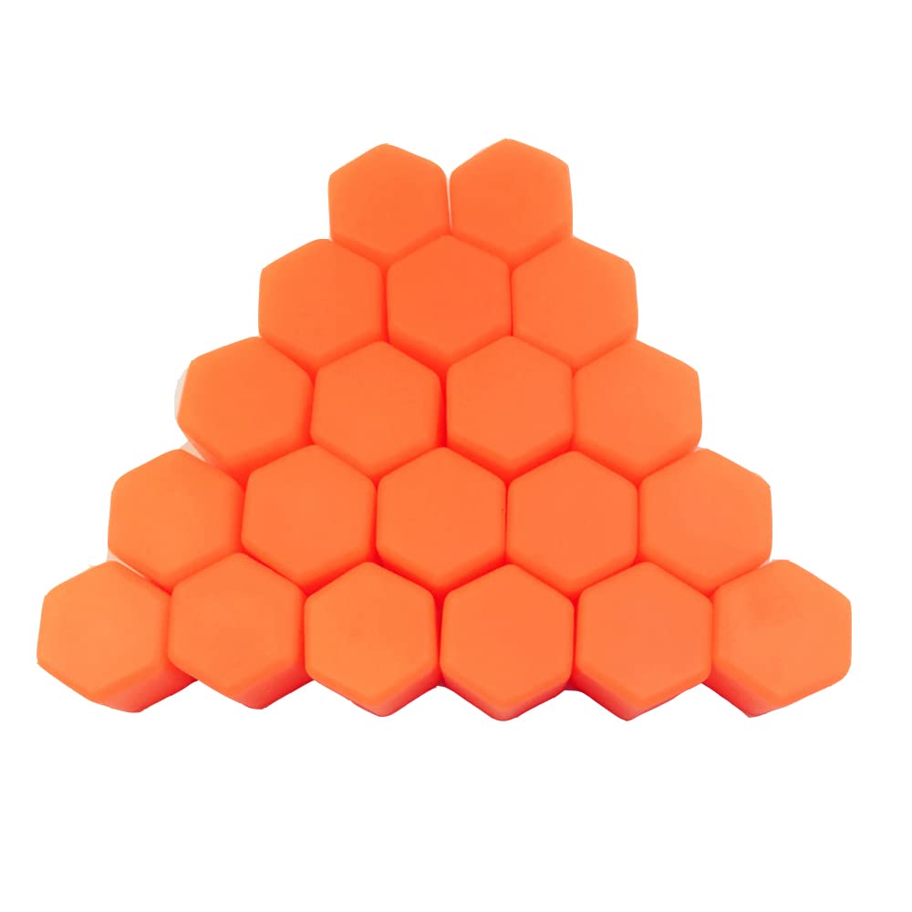 Radschraubenkappen,Radmuttern Kappen 20 Stück 17 mm 19 mm 21 mm schwarze Auto-Radkappen Schrauben Abdeckungen Muttern Silikon Auto Radnabenschutz Schraubverschluss Styling Anti-Rost-Abdeckung(Orange A Radschraubenkappen,Radmuttern Kappen 20 Stück 17 mm 19 mm 21 mm schwarze Auto-Radkappen Schrauben Abdeckungen Muttern Silikon Auto Radnabenschutz Schraubverschluss Styling Anti-Rost-Abdeckung(Orange A von GBSONGJIN